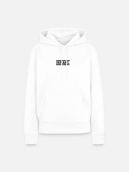 Israel - Frauen Premium Bio Hoodie - Weiß