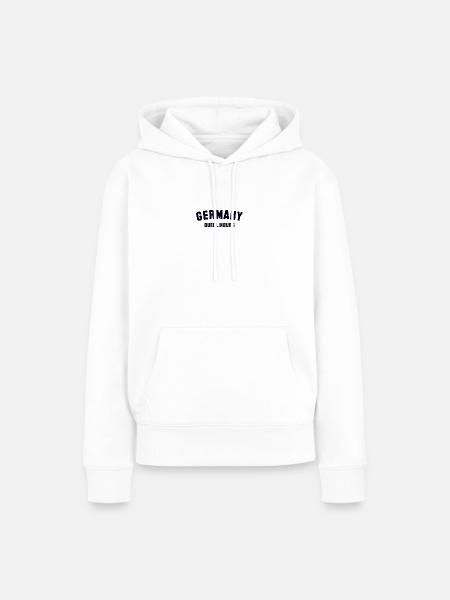 QUEDLINBURG Germany - Frauen Premium Bio Hoodie - Weiß