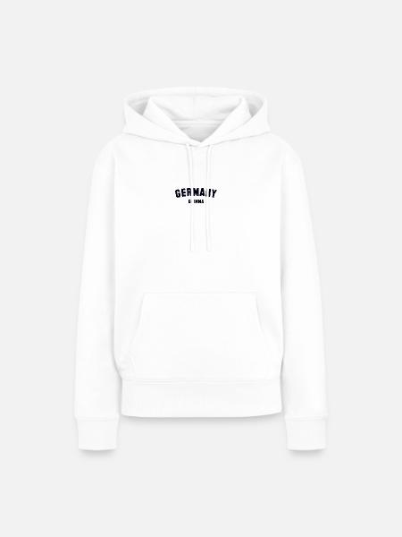 GRIMMA Germany - Frauen Premium Bio Hoodie - Weiß