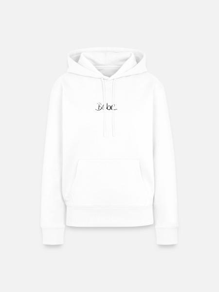 Babe - Frauen Premium Bio Hoodie - Weiß