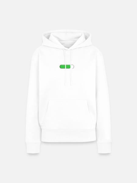 Messgerät Petite Verte (Belastung) - Frauen Premium Bio Hoodie - Weiß