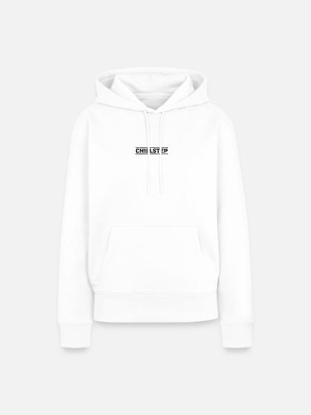 Chillstep - Frauen Premium Bio Hoodie - Weiß