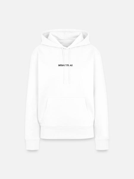 Muay Thai - Frauen Premium Bio Hoodie - Weiß