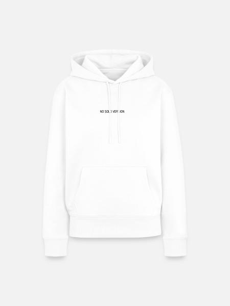 Team | No Solo Version - Frauen Premium Bio Hoodie - Weiß