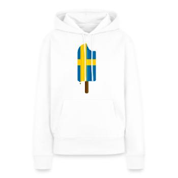 Taste of Sweden - Women’s Premium Organic Hoodie - white - Front - Julia (174cm)