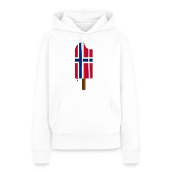 Taste of Norway - Women’s Premium Organic Hoodie - white - Front - Julia (174cm)