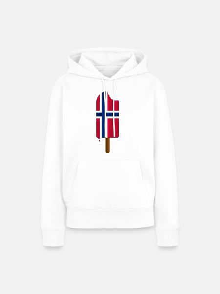 Geschmack von Norwegen - Frauen Premium Bio Hoodie - Weiß