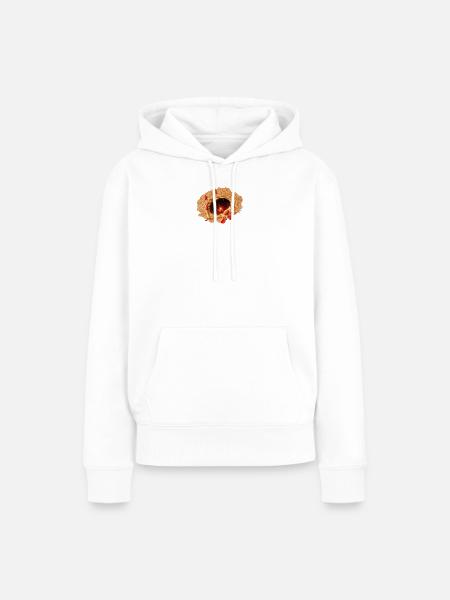Galaktischer Donut mit Kosmischer Kernöffnung - Frauen Premium Bio Hoodie - Weiß