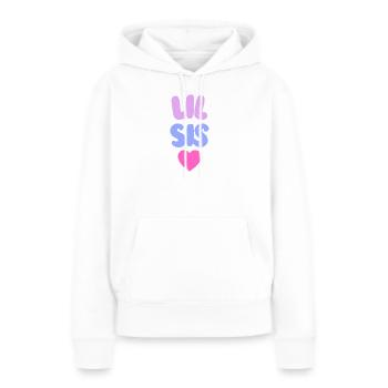 Lil Sis Love - Frauen Premium Bio Hoodie - Weiß - Vorne - Julia (174cm)