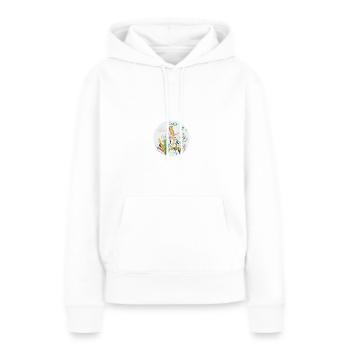 Meerestiere - Frauen Premium Bio Hoodie - Weiß - Vorne - Julia (174cm)