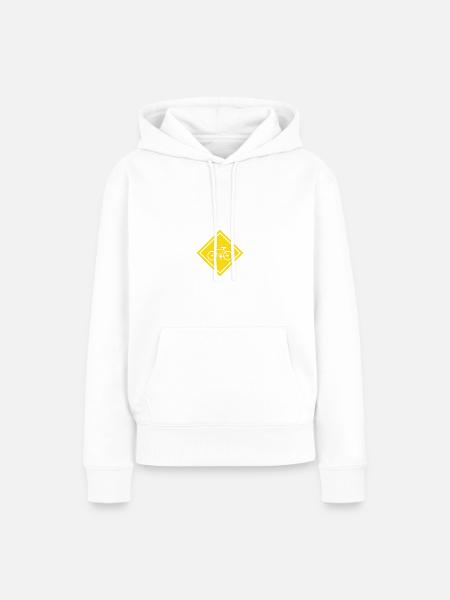 Fahrrad - Frauen Premium Bio Hoodie - Weiß