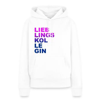 Arbeitskollegin Kollegin Lieblingskollegin - Frauen Premium Bio Hoodie - Weiß - Vorne - Julia (174cm)
