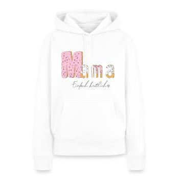 Mama einfach köstlich Cake - Frauen Premium Bio Hoodie - Weiß - Vorne - Julia (174cm)