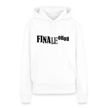 Finale | Fußball Frauenfußball Handball Turnier - Frauen Premium Bio Hoodie - Weiß - Vorne - Julia (174cm)