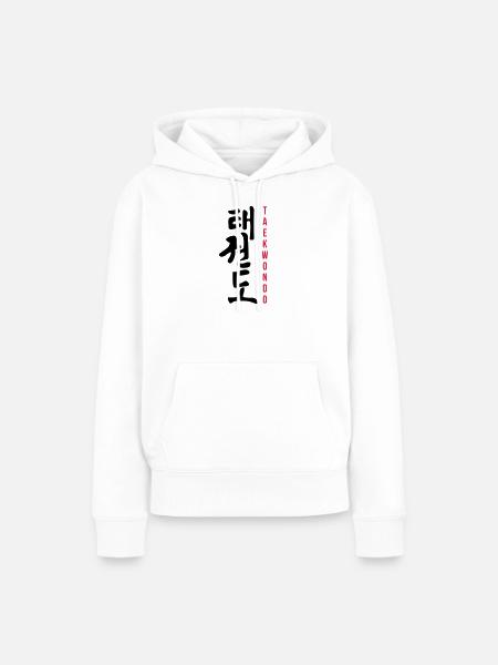Taekwondo / Taekwondoin / Tae Kwo Do / Kampfkünste - Frauen Premium Bio Hoodie - Weiß