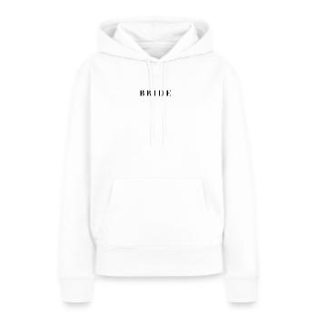 bride - Frauen Premium Bio Hoodie - Weiß - Vorne - Julia (174cm)