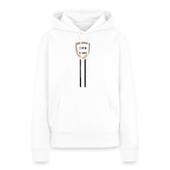 Angers football club - Sweat à capuche Premium bio Femme - blanc - Devant - Julia (174cm)