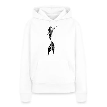 Tinte Meerjungfrau - Frauen Premium Bio Hoodie - Weiß - Vorne - Julia (174cm)