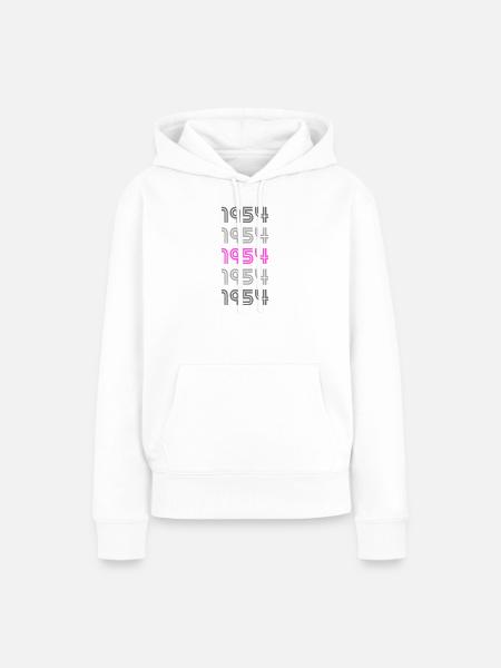 1954 - Frauen Premium Bio Hoodie - Weiß