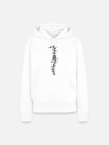 Hanging plant 2 - Frauen Premium Bio Hoodie - Weiß