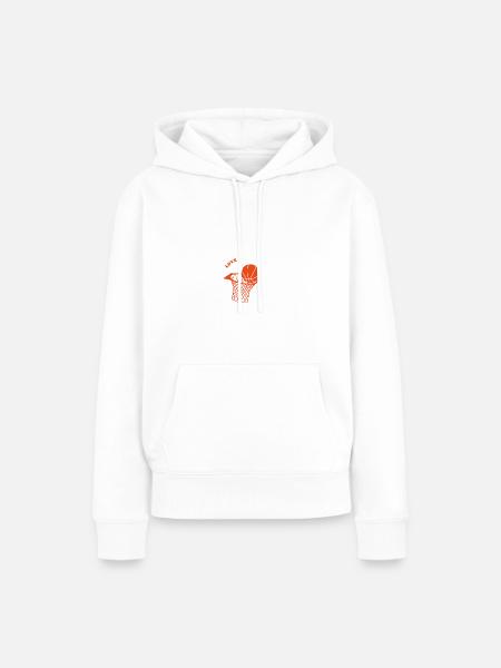 Ballsport - Frauen Premium Bio Hoodie - Weiß