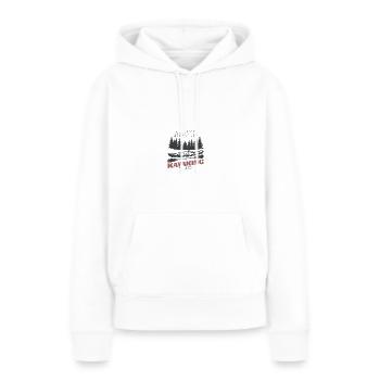 Wassersport - Frauen Premium Bio Hoodie - Weiß - Vorne - Julia (174cm)