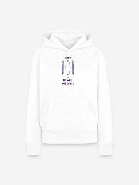 Surfing Board Meeting - Frauen Premium Bio Hoodie - Weiß