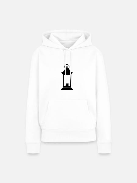 Laterne - Frauen Premium Bio Hoodie - Weiß