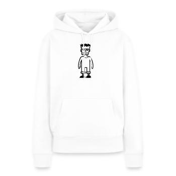 Zombie - Frauen Premium Bio Hoodie - Weiß - Vorne - Julia (174cm)