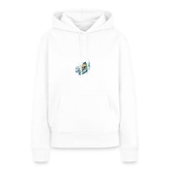 Wassersport - Frauen Premium Bio Hoodie - Weiß - Vorne - Julia (174cm)