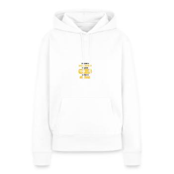 Soziale Arbeit - Frauen Premium Bio Hoodie - Weiß - Vorne - Julia (174cm)