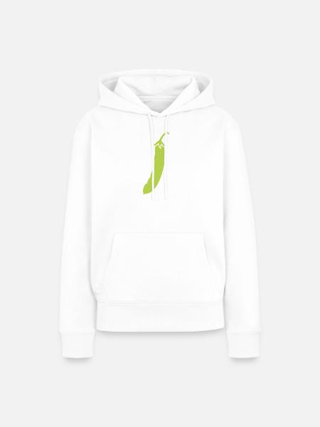 Französische Bohne - Frauen Premium Bio Hoodie - Weiß
