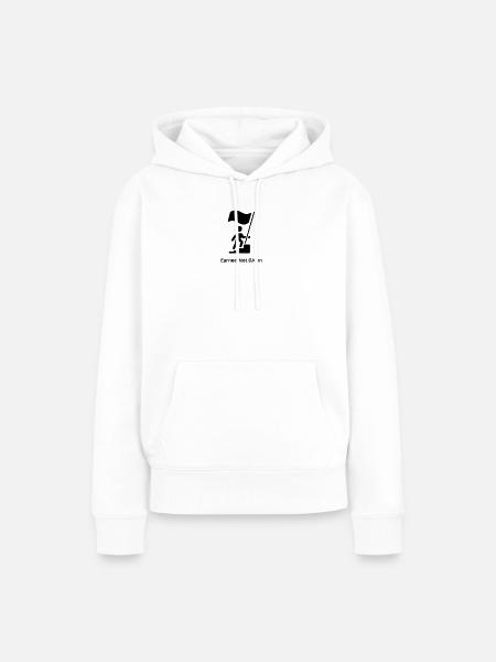 Earned Not Given – Mindset Motivation - Frauen Premium Bio Hoodie - Weiß