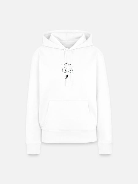 Shock Design - Frauen Premium Bio Hoodie - Weiß