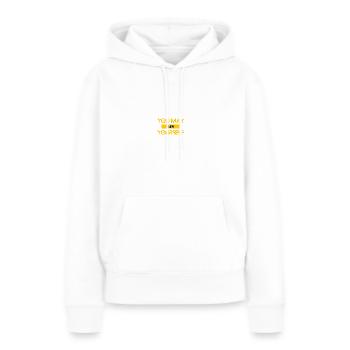You May Ask Yourself - Women’s Premium Organic Hoodie - white - Front - Julia (174cm)