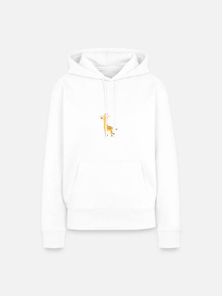 Wildtiere - Frauen Premium Bio Hoodie - Weiß