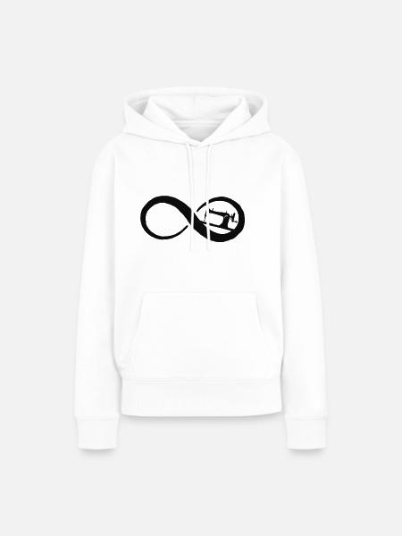 Nähen - Frauen Premium Bio Hoodie - Weiß