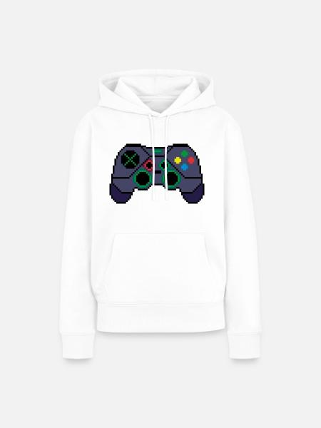 G35 Gamepad - Frauen Premium Bio Hoodie - Weiß