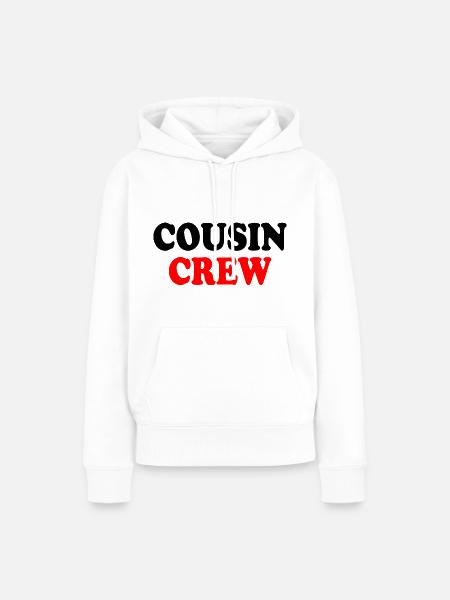 Cousin crew - Frauen Premium Bio Hoodie - Weiß