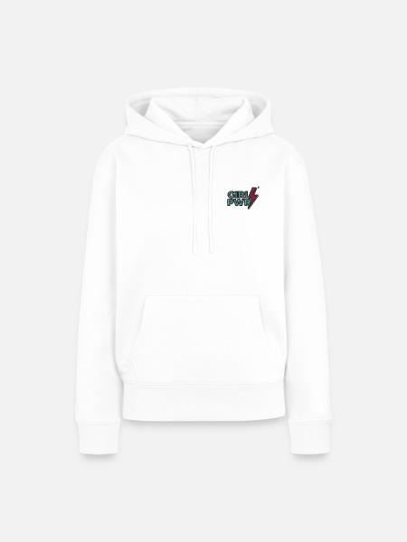 Mädchen Macht - Frauen Premium Bio Hoodie - Weiß
