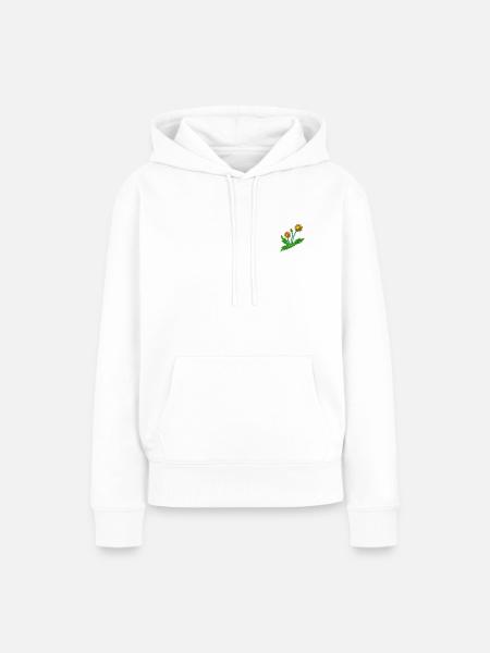 Dandelion - Frauen Premium Bio Hoodie - Weiß