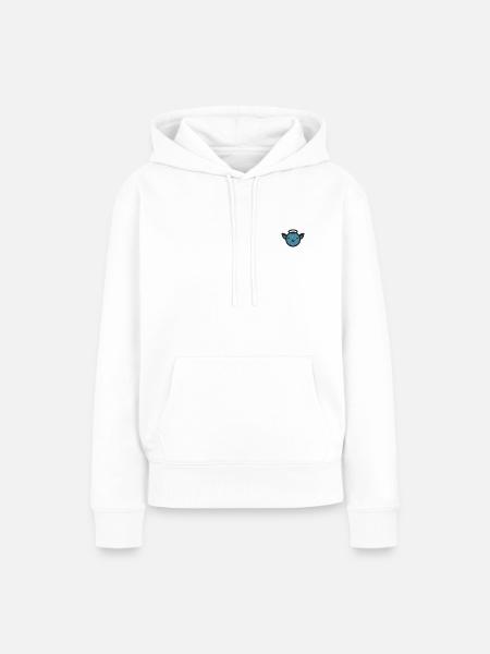 Angel face - Frauen Premium Bio Hoodie - Weiß