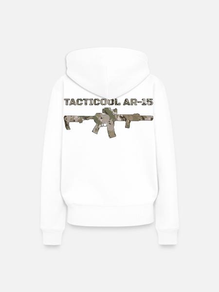 AR-15 - Frauen Premium Bio Hoodie - Weiß