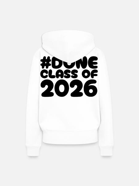 Bitte Design bereitstellen - Frauen Premium Bio Hoodie - Weiß