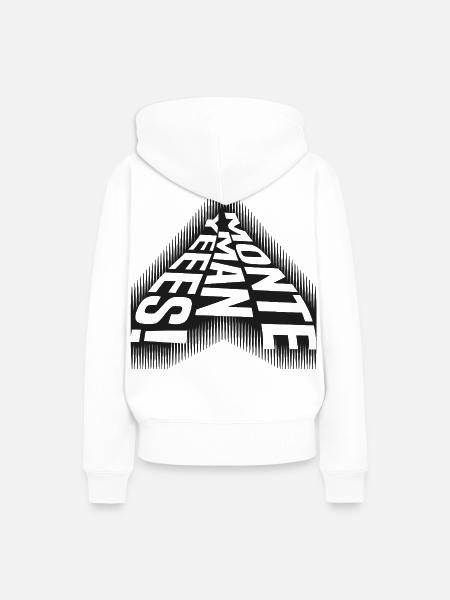 Monte Man Yeees - Cooler Spruch - Frauen Premium Bio Hoodie - Weiß
