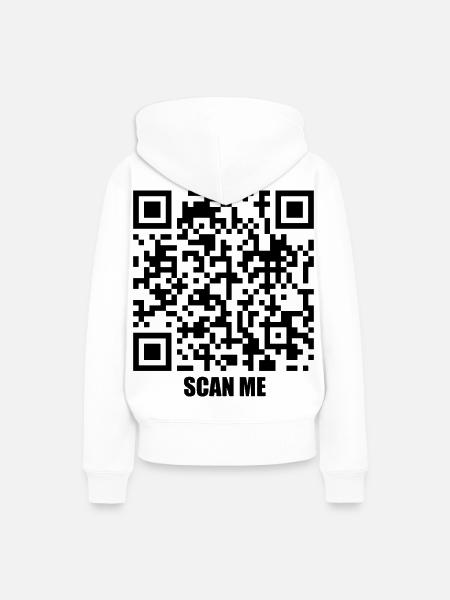 Quote Message – Three Seconds - Frauen Premium Bio Hoodie - Weiß