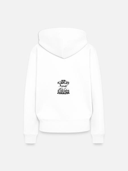 Segelflieger - Frauen Premium Bio Hoodie - Weiß