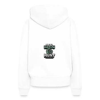 Collecting fossils - Women’s Premium Organic Hoodie - white - Back - Julia (174cm)