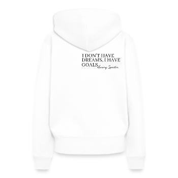 Suits - Harvey Specter - Women’s Premium Organic Hoodie - white - Back - Julia (174cm)