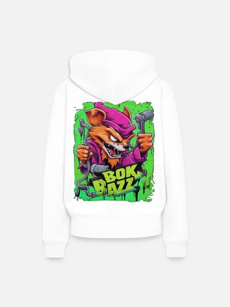 GRAFITTI ART! - Frauen Premium Bio Hoodie - Weiß
